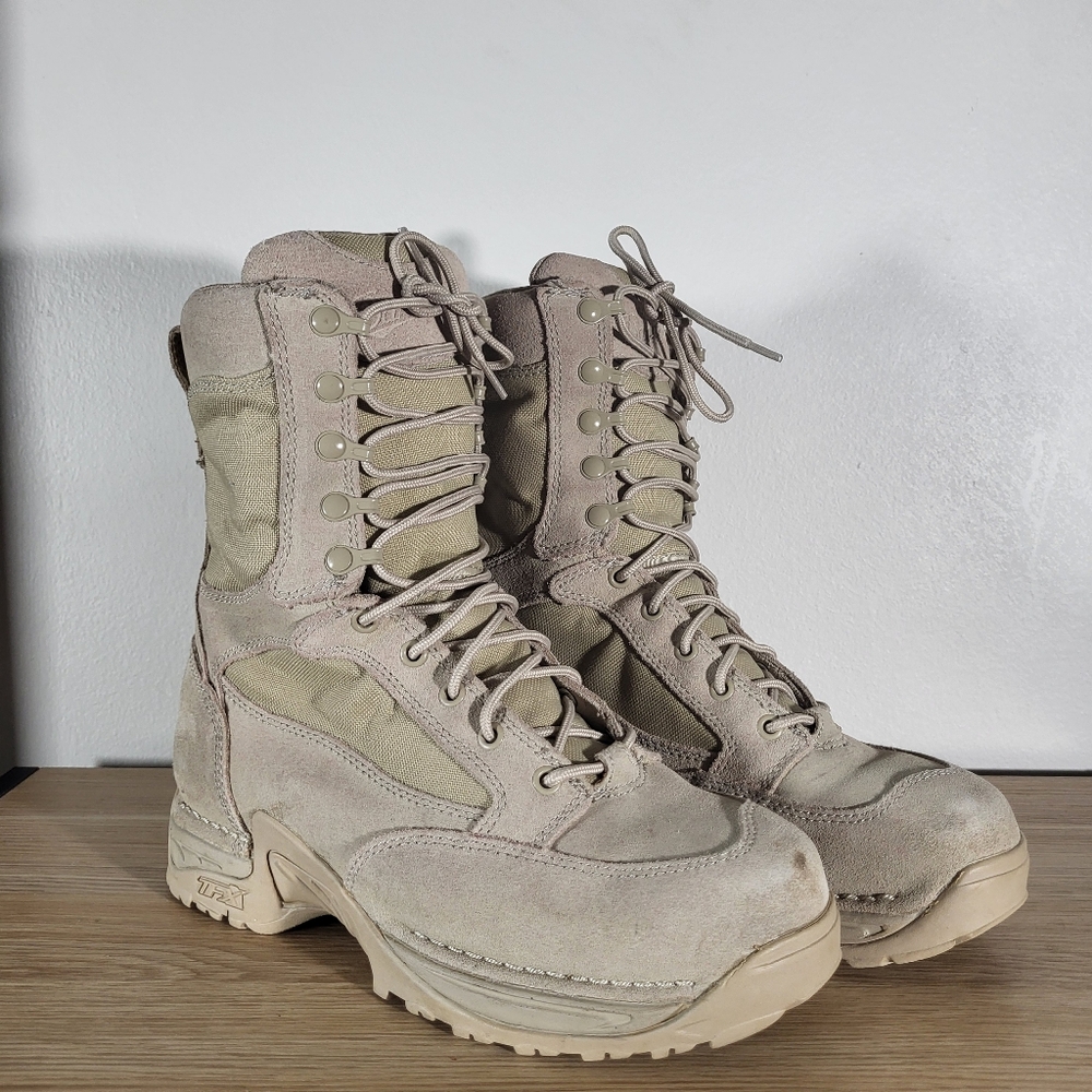 Danner Desert TFX Rough-Out 8" Tan High Boots 26016 Mens 8.5 D